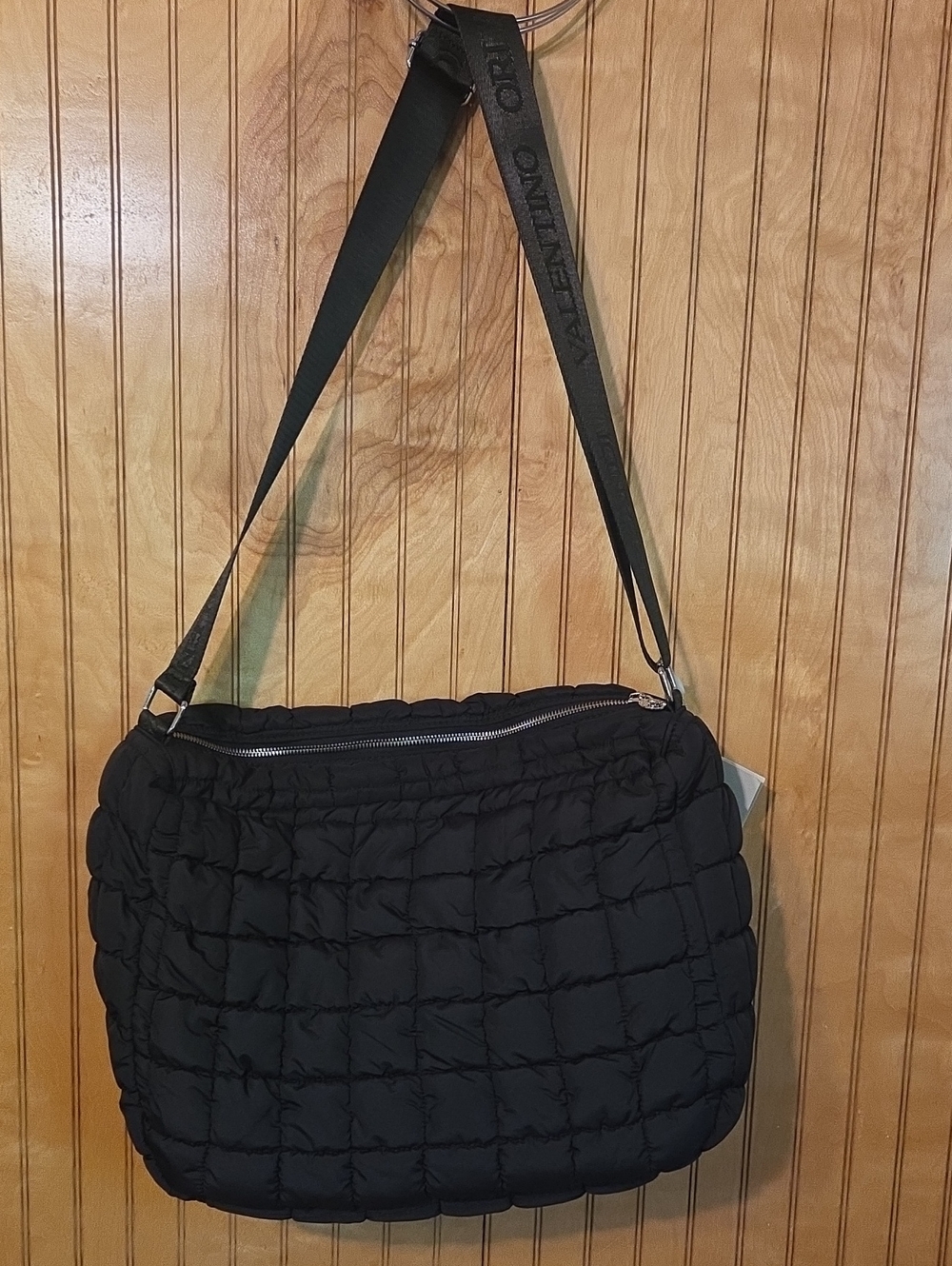 Valentino Orlandi Black Quilted Shoulder Bag
